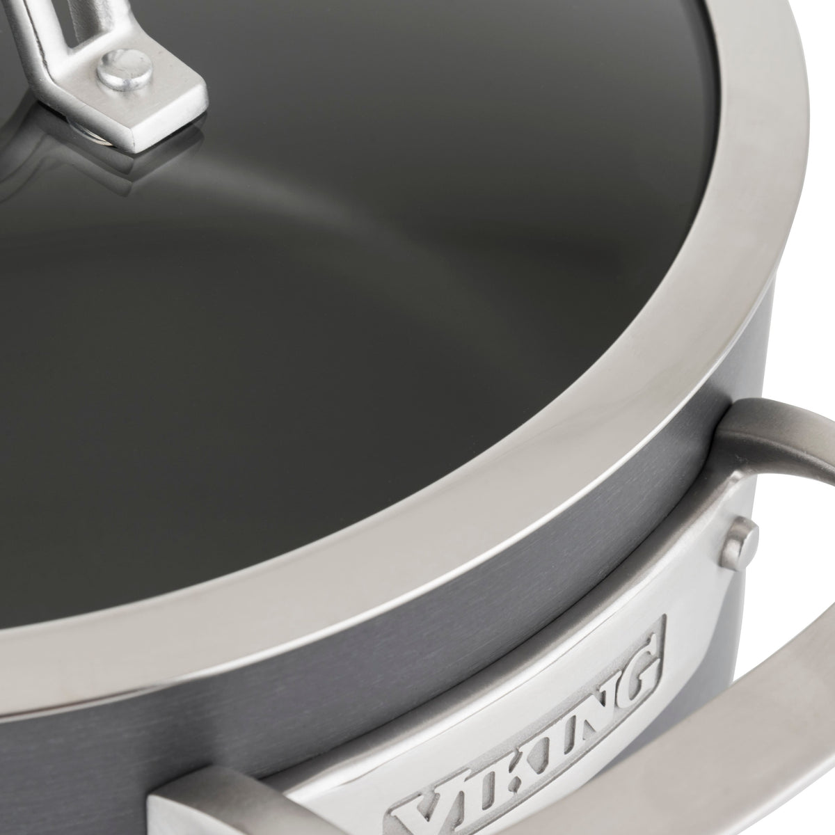 Viking - Hard Anodized Nonstick 8 Qt. Stock Pot - Black