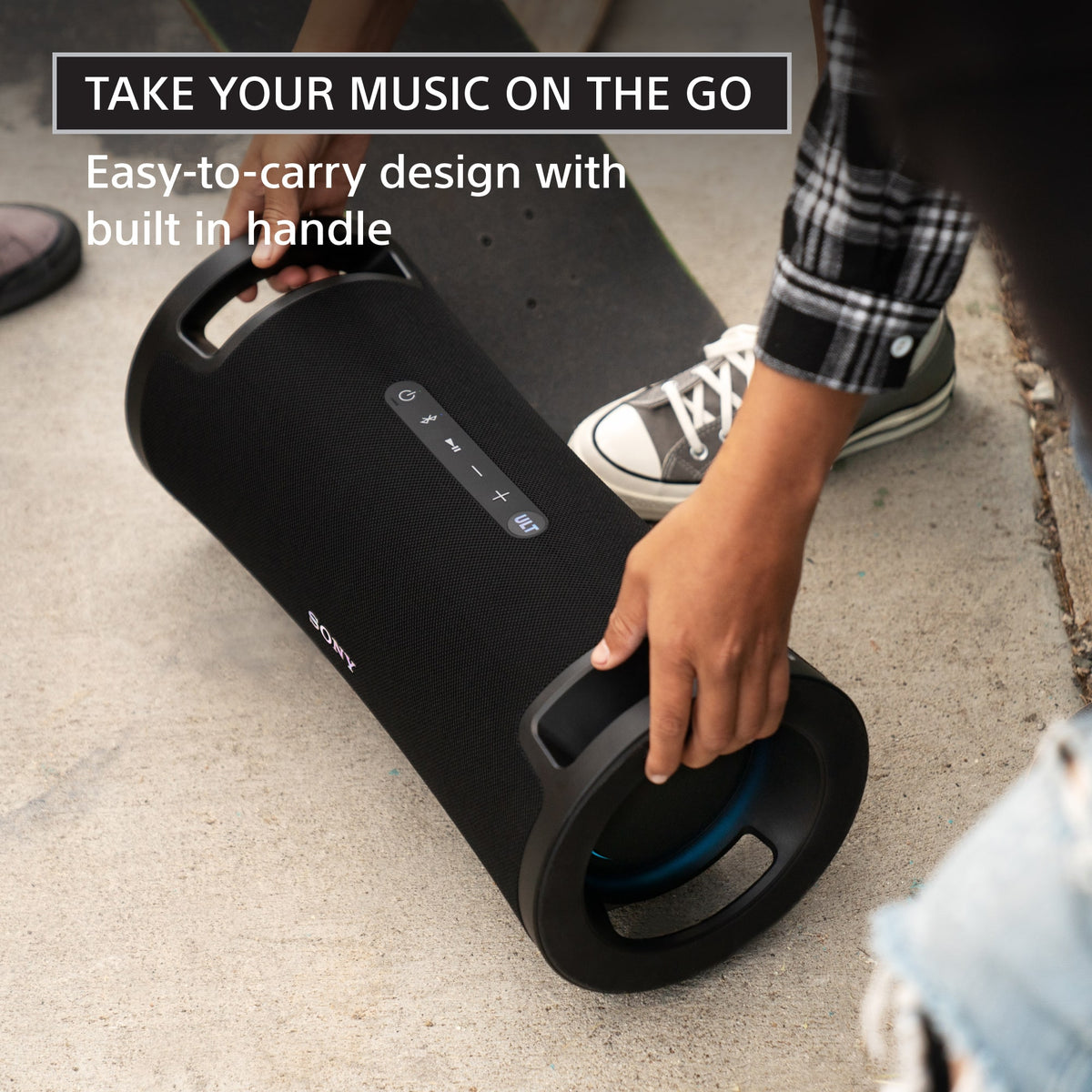 Sony - ULT FIELD 7 Wireless Speaker - Black