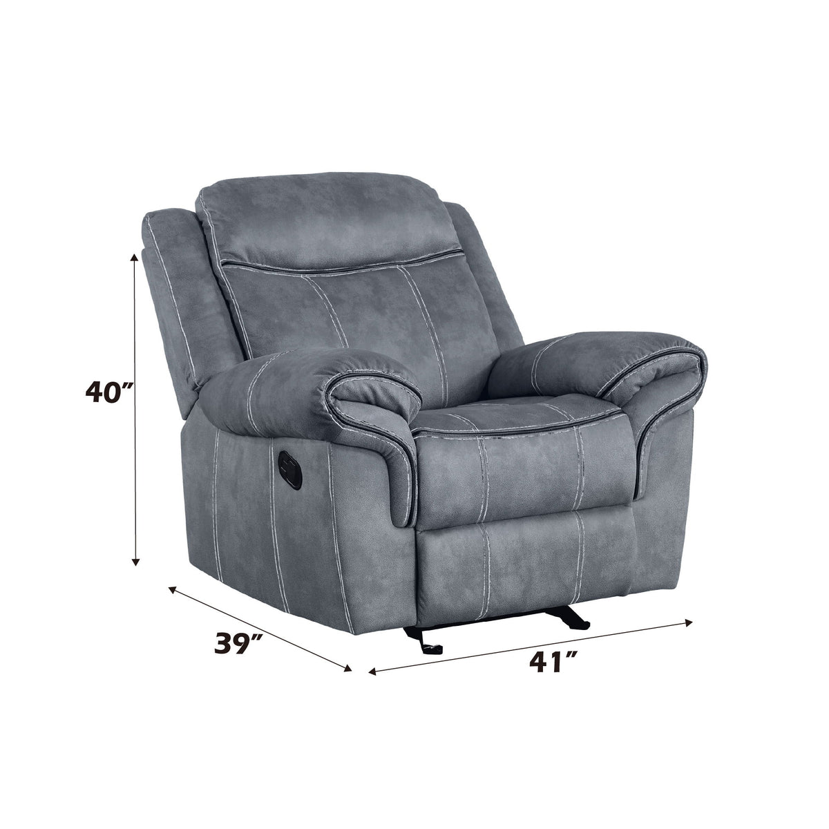 Zubaida - Two Tone Glider Recliner