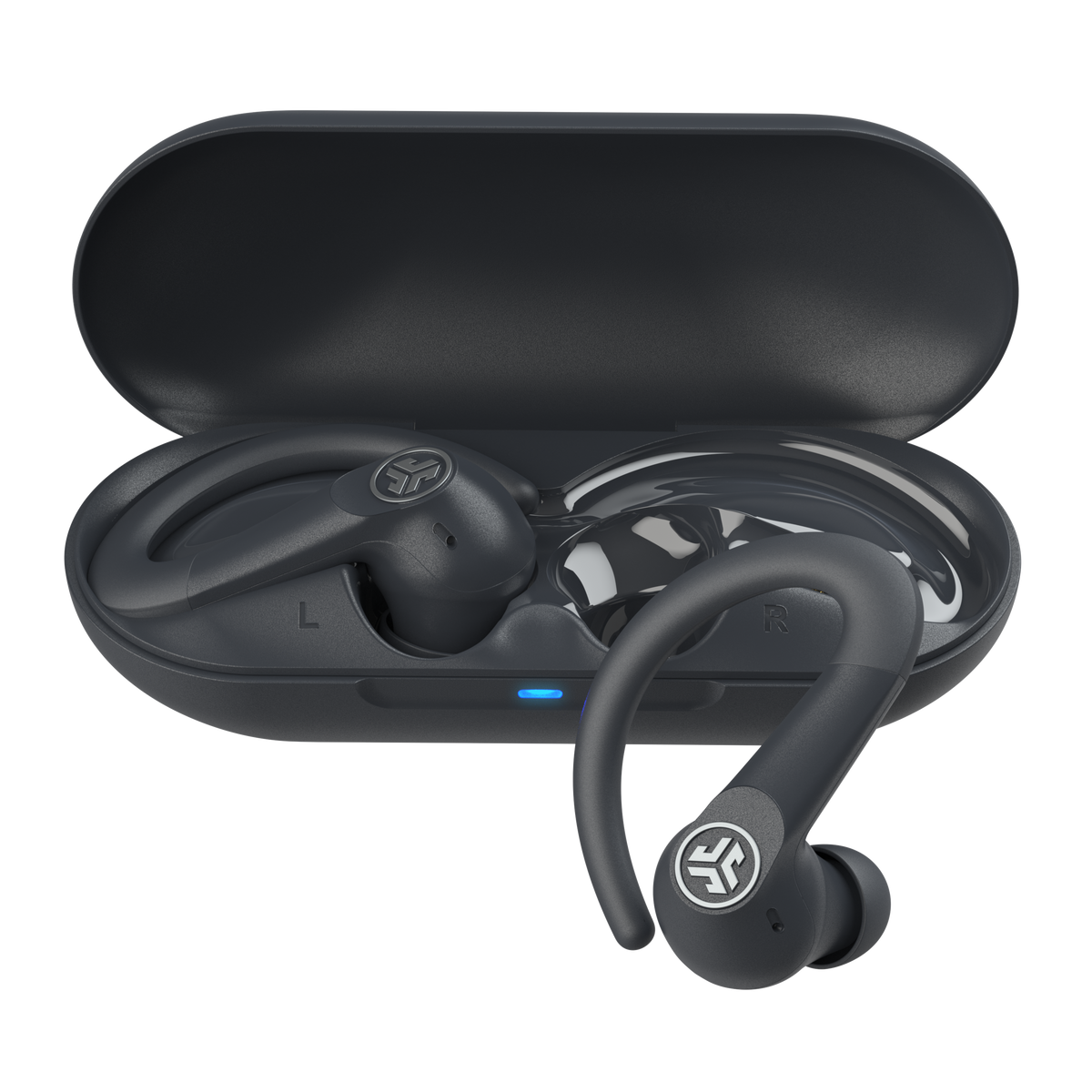 JLab - Go Sport ANC True Wireless Bluetooth Earbuds - Graphite