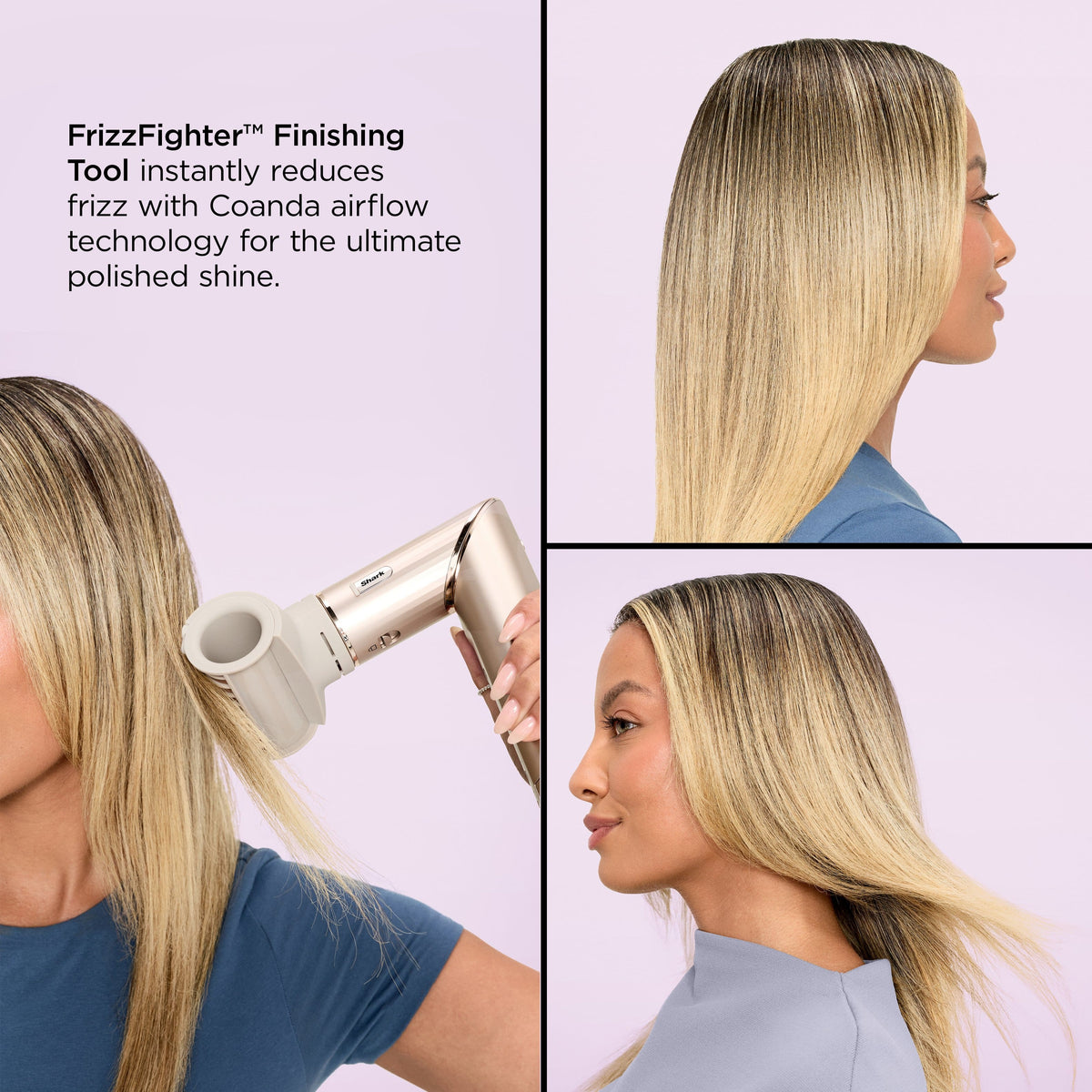 Shark - FlexStyle Air Styling & Drying System, Powerful Hair Blow Dryer and Multi-Styler - Stone Straight & Wavy