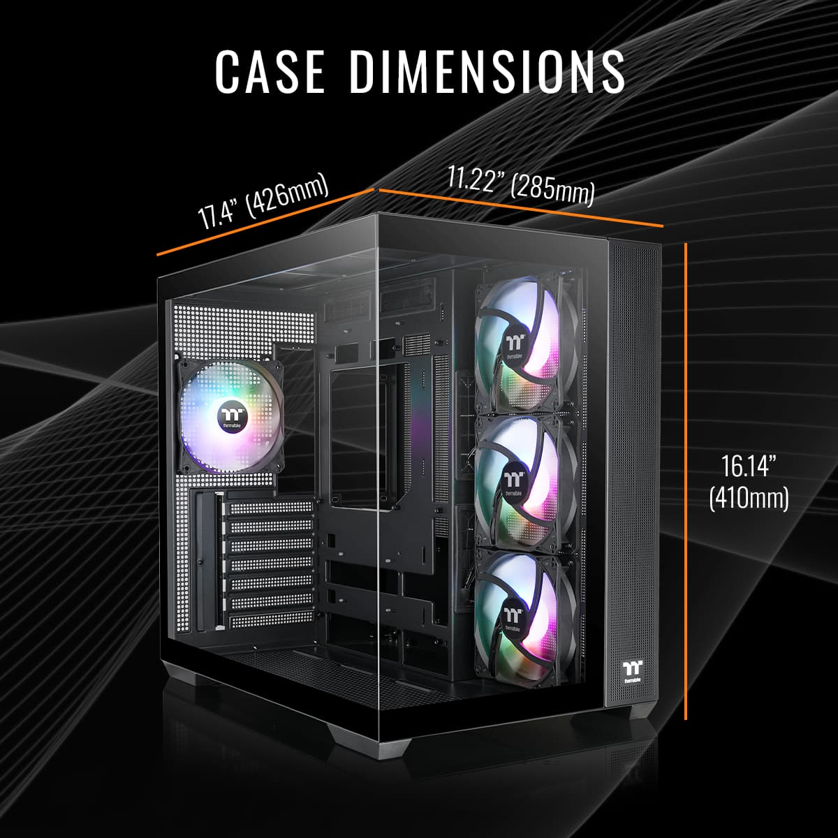 Thermaltake - LCGS View 9880-380 Gaming Desktop AMD Ryzen 7 9800X3D 2025 - 32GB DDR5, NVIDIA GeForce RTX 5080, 1TB NVMe M.2 - Black