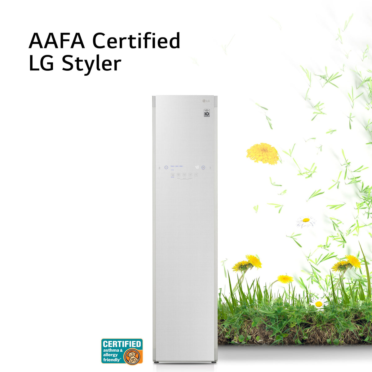 LG - Styler 18-in Wide Smart Steam Clothing Care System - White