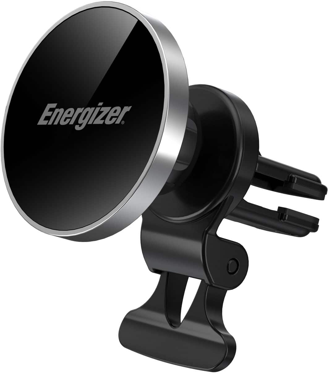 Energizer - Ultimate 15W MagSafe Magnetic Universal 3-in-1 Wireless Car Charger/Mount with Vent, Dash and Windshield Mounts Included - Silver