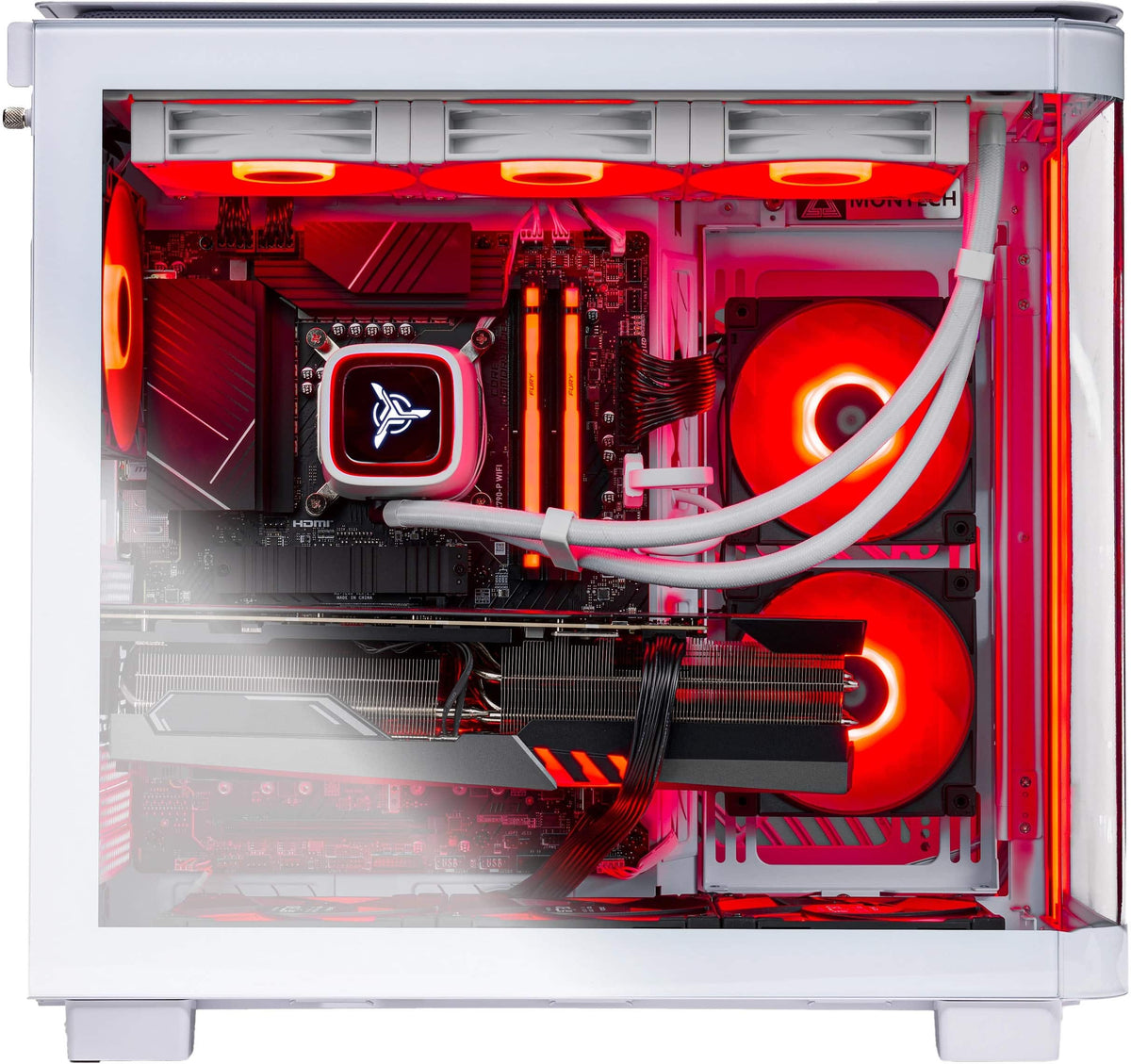 Skytech Gaming - King 95 Gaming PC - AMD Ryzen 7 9700X - 16GB Memory - NVIDIA GeForce RTX 5060 Ti 8G - 1TB NVMe SSD - White