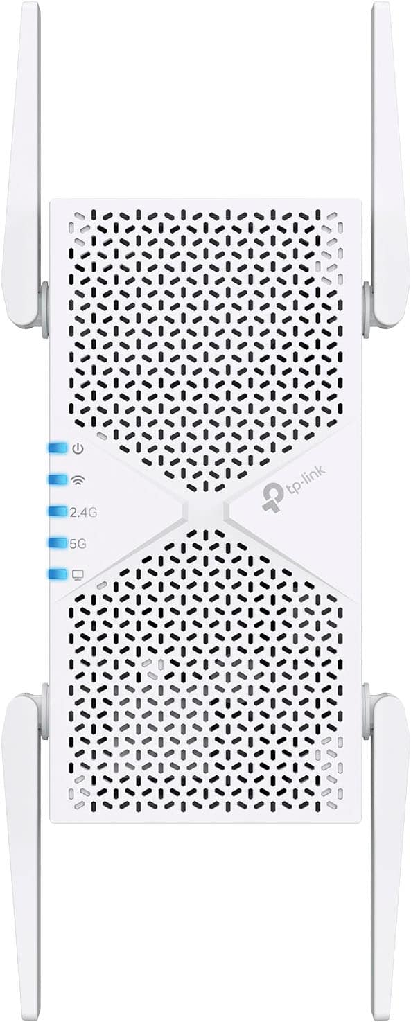 TP-Link - BE6500 Wi-Fi 7 Range Extender - White