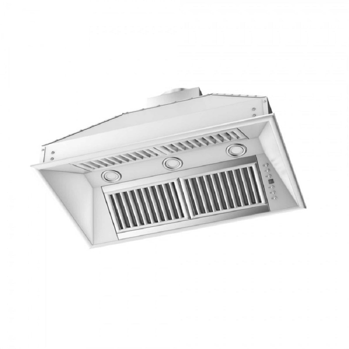 ZLINE - 46 inches - Externally Vented - Range Hood Insert - Brushed Stainless Steel