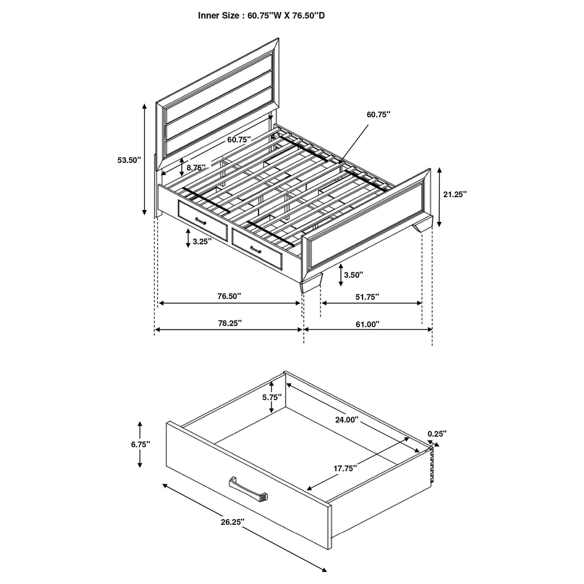 Juego de dormitorio de transición Oatfield