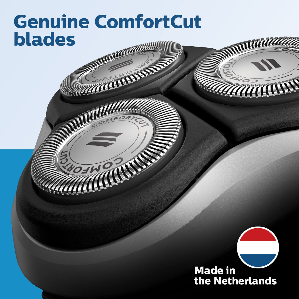 Philips Norelco - Shaving Heads for Shaver Series 3000, 2000, 1000 and Click & Style, SH30/52 - Silver