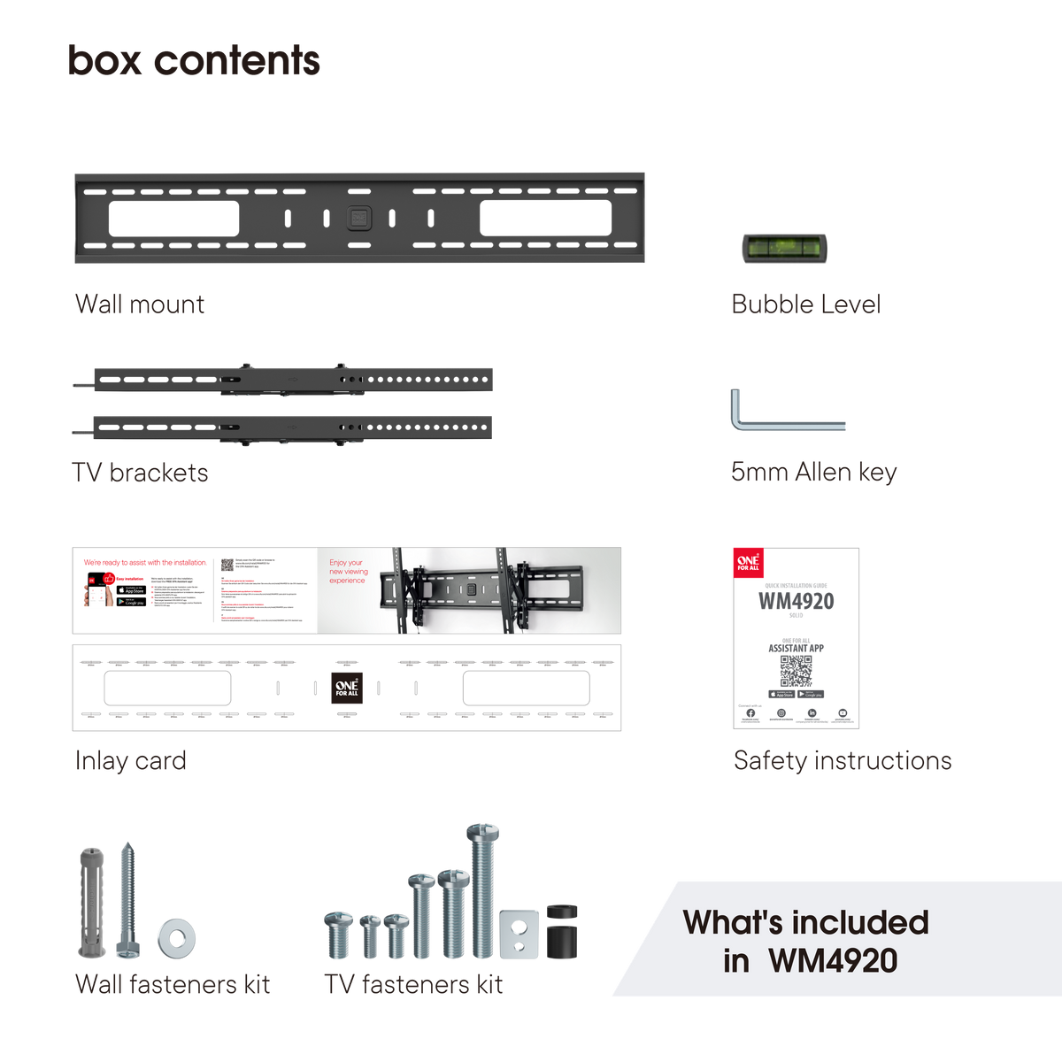 One for All - XXL Advanced TILT TV Wall Mount for 42-110" TVs up to 165lbs - Black