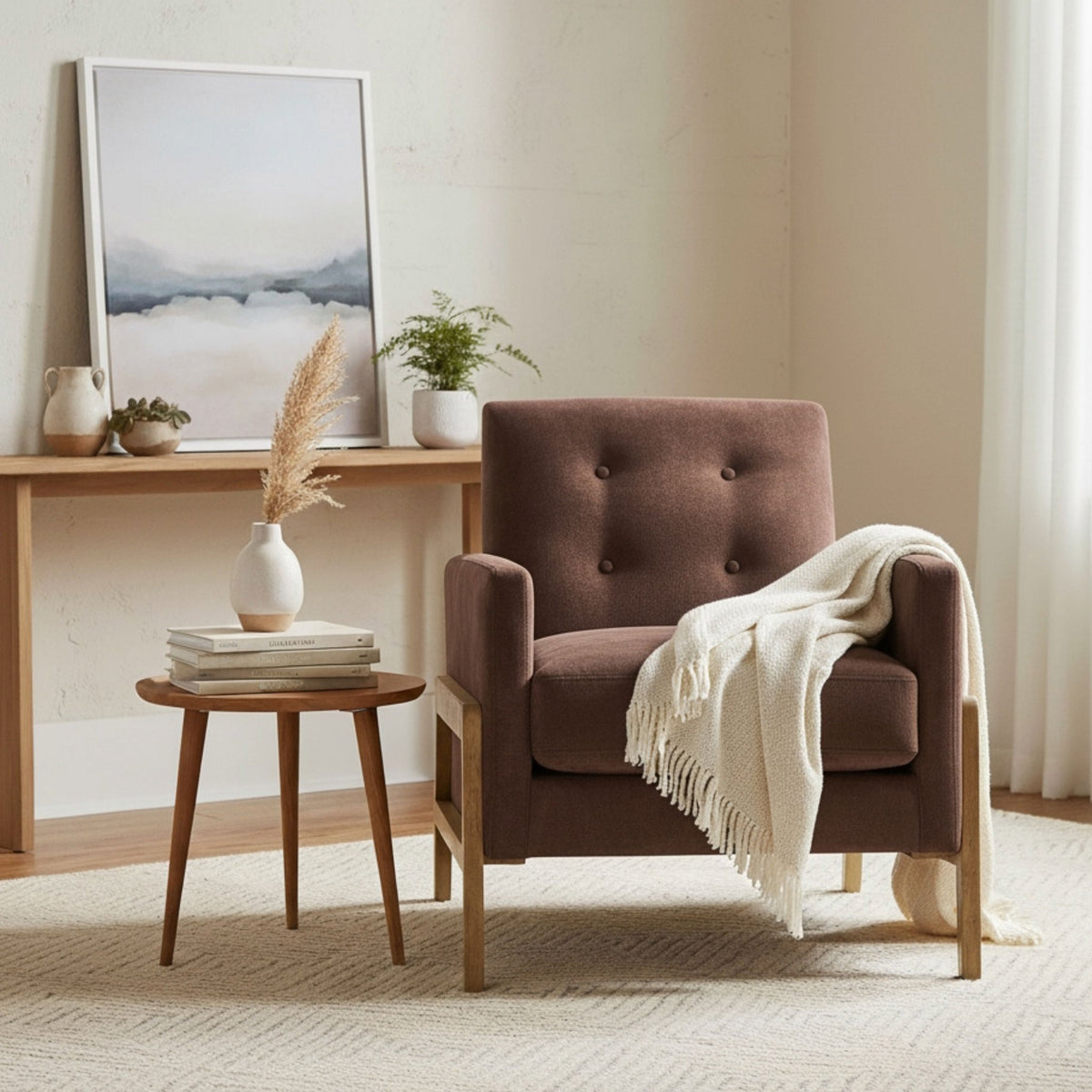 Matson - Tufted Back Accent Chair