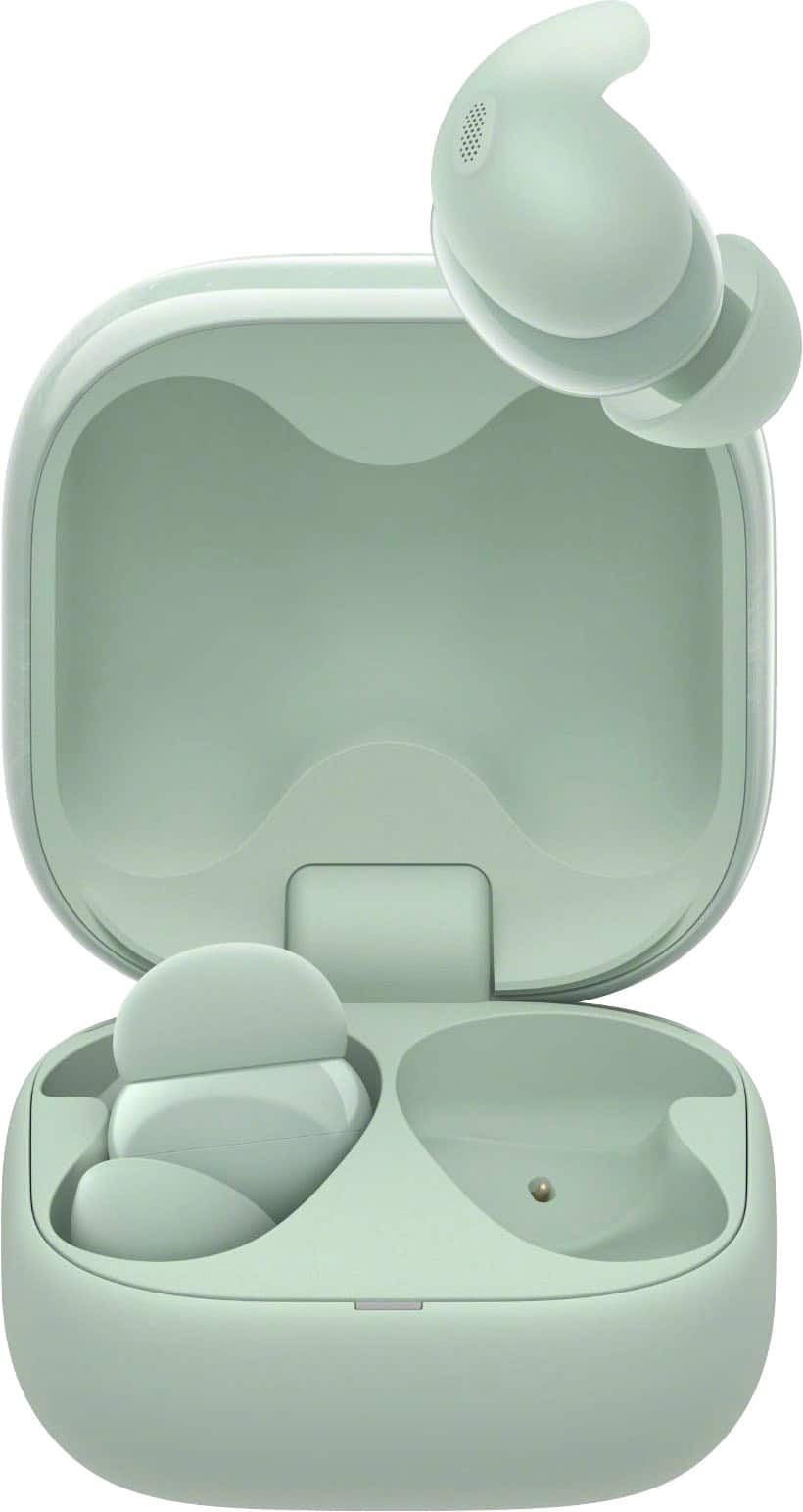 Sony - LinkBuds Fit True Wireless Noise Cancelling Earbuds - Sage Green