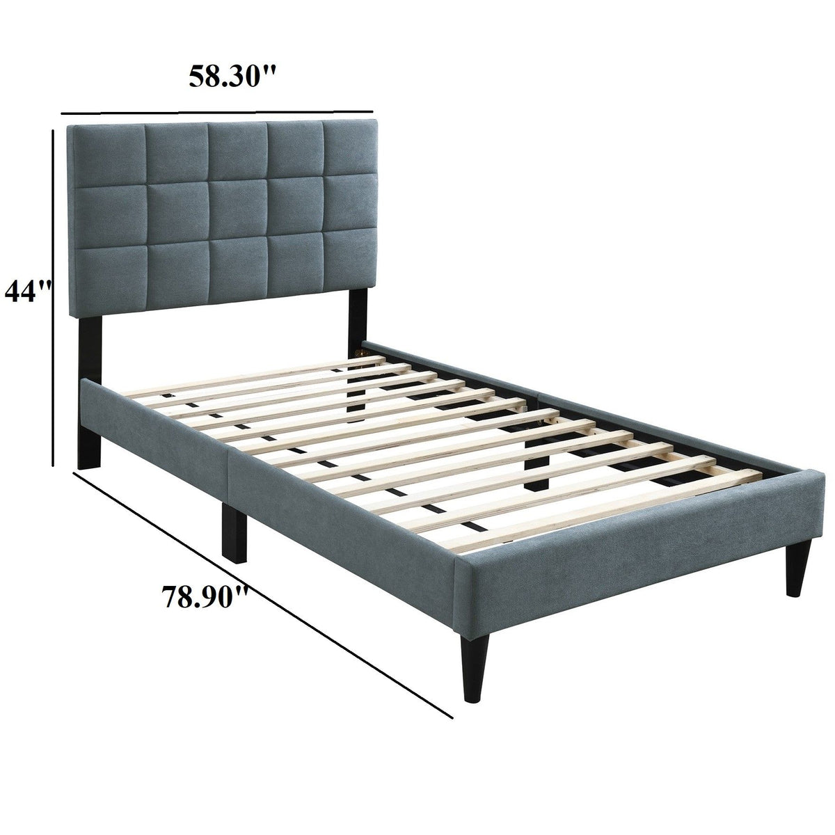 Cama moderna con cabecero ajustable