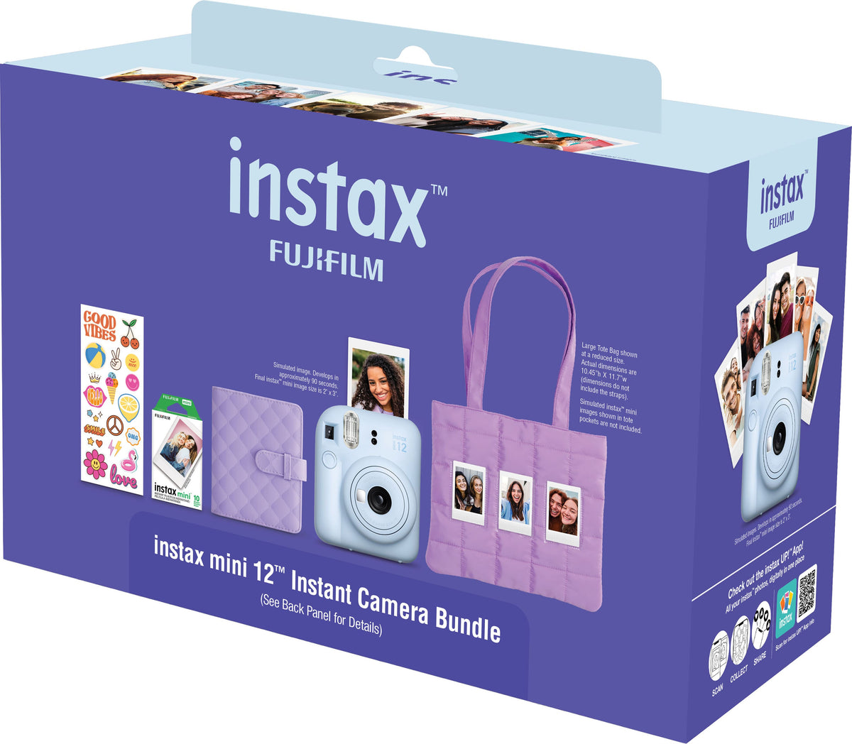 Fujifilm - instax mini 12 Bundle 2025 - Pastel Blue