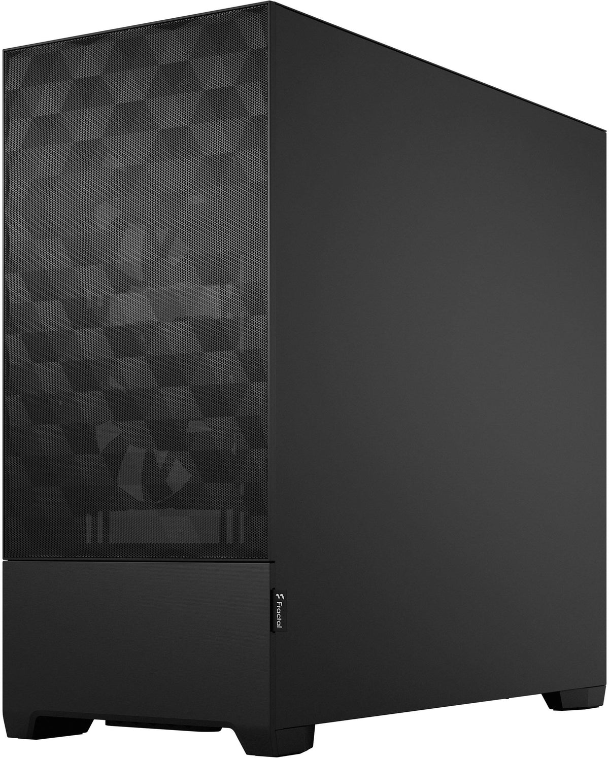 Fractal Design - Pop Air Black TG ATX High-Airflow Clear Tempered Glass Window Mid-Tower PC Case - Black