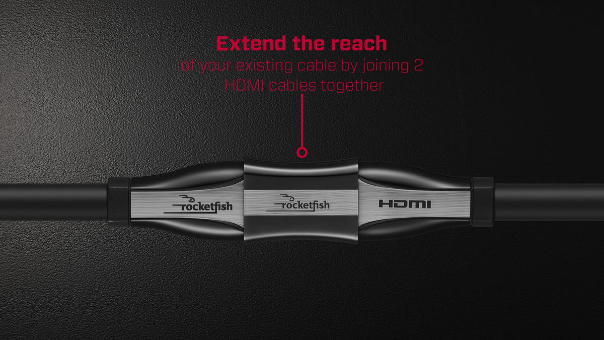 Rocketfish™ - 8K HDMI Coupler - Black