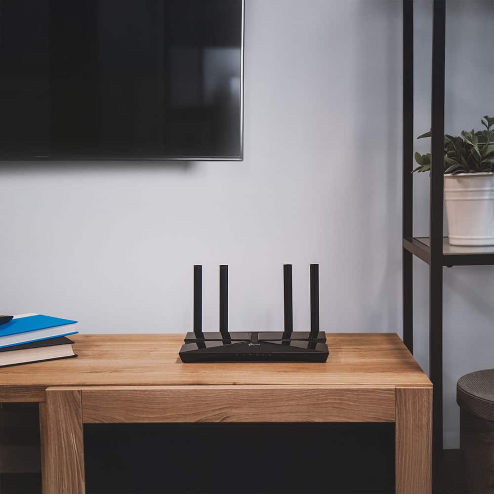 TP-Link - Archer AX1500 Dual Band Wi-Fi 6 Router - Black