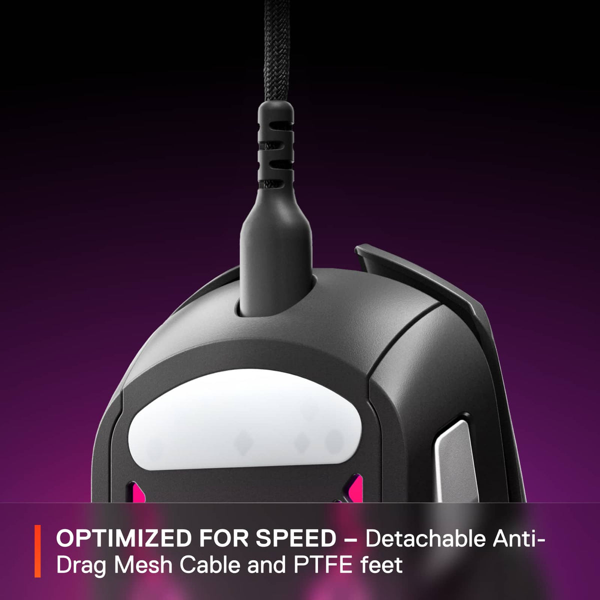 SteelSeries - Aerox 5 Ultra Lightweight Honeycomb Water Resistant Wired RGB Optical Gaming Mouse With 9 Programmable Buttons - Wired - Black