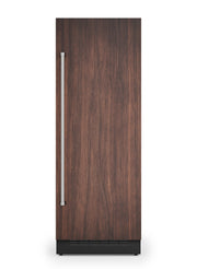 Viking - 30"W 16.0 cu. ft VEIL Integrated Upright Built-in Column Freezer-Custom Panel _RH - Custom Panel Ready