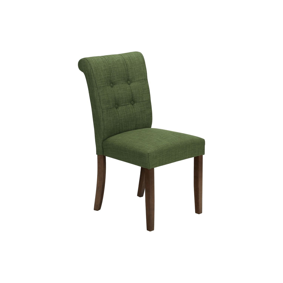 Silla de comedor tapizada de diseño moderno y compacto (juego de 2)