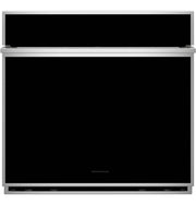 Monogram - Minimalist 30" Smart Built-In Single Electric Convection Wall Oven with No-Prehead Air Fry and Digital Recipe Box - Stainless Steel