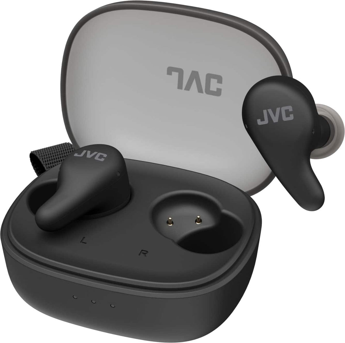 JVC - Noise Cancelling True Wireless HAA23TB - Black