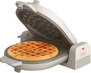 Bella - Fits-anywhere Kitchenware: Flip & Store Belgian Waffle Maker - Oatmilk
