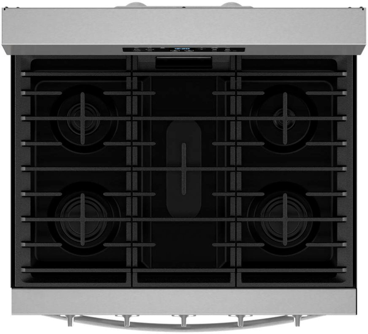 Whirlpool - 30 in. Wide 5 burners 5.0 cu. ft. Freestanding Single Gas Range with Air Fry and Air Baking - Stainless Steel