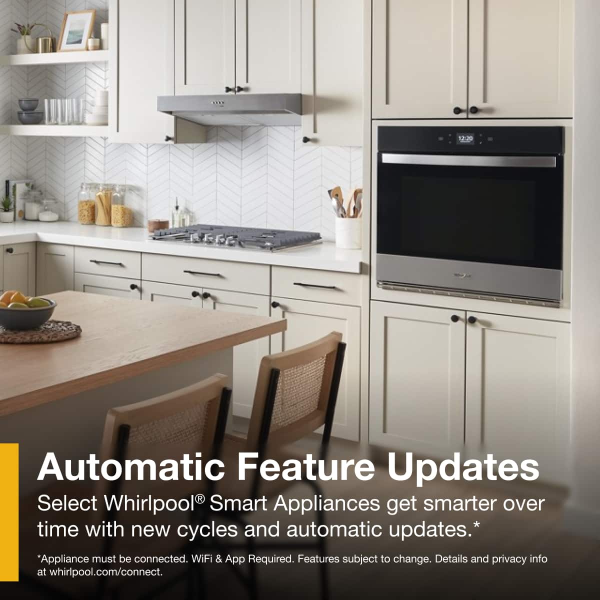 Whirlpool - 4.3 Cu. Ft. Single Wall Oven with Air Fry When Connected .- Fingerprint Resistant - Stainless Steel