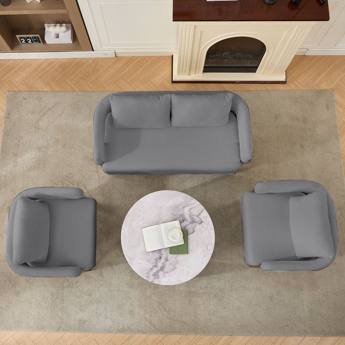 Decorative Upholstered Side Chair For Living Room
