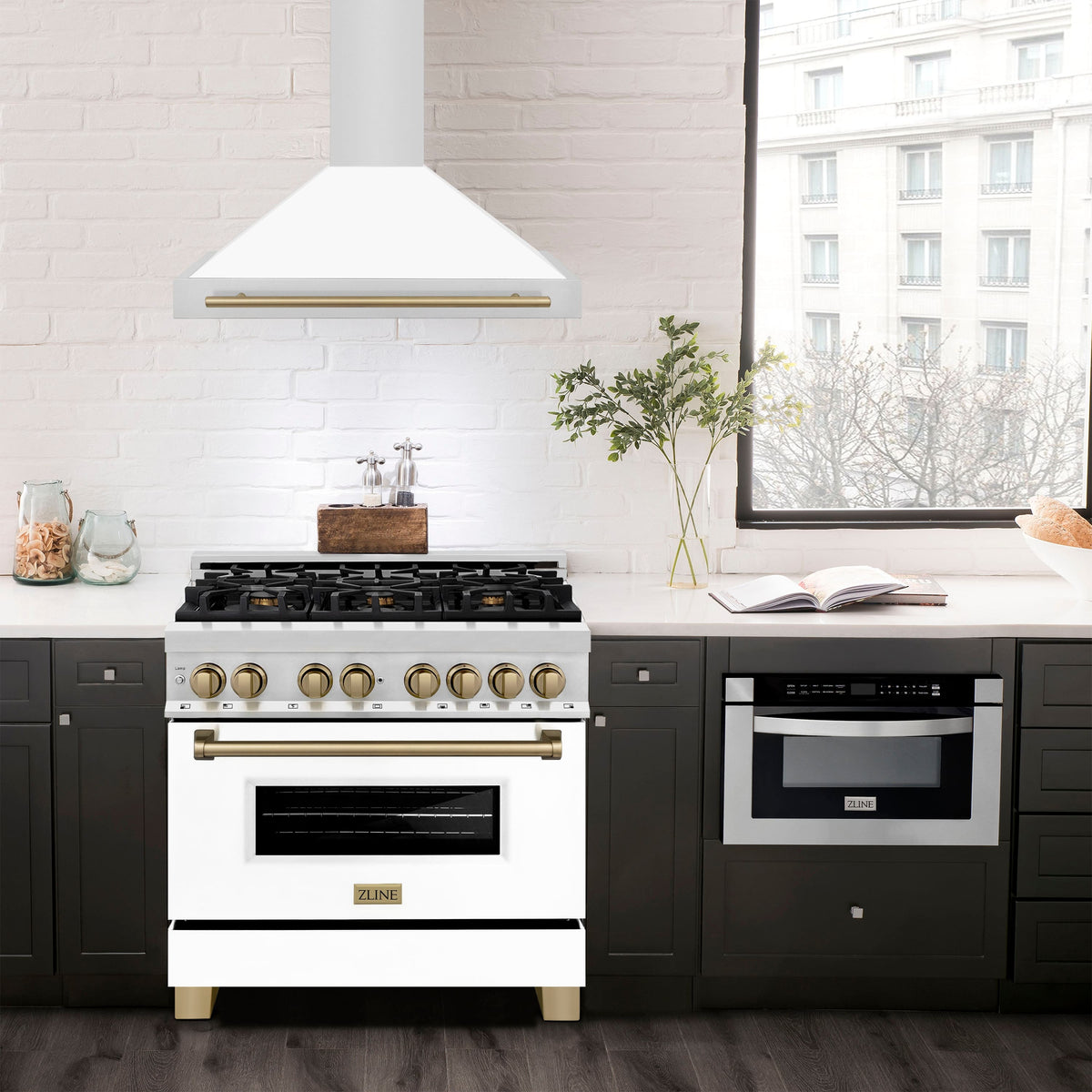 ZLINE Autograph Edition - 36 inches - Externally Vented - Wall Range Hood - White Matte