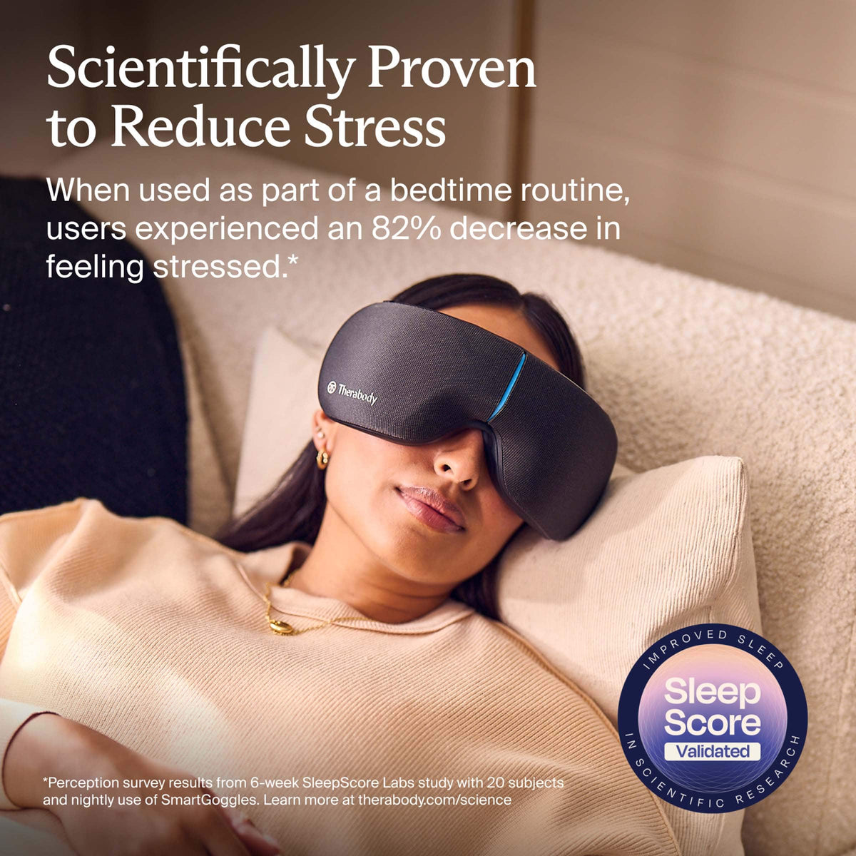 Therabody - SmartGoggles (2nd Generation) - Heated Eye & Temple Massage For Relaxation, Headache Relief & Sleep - Black