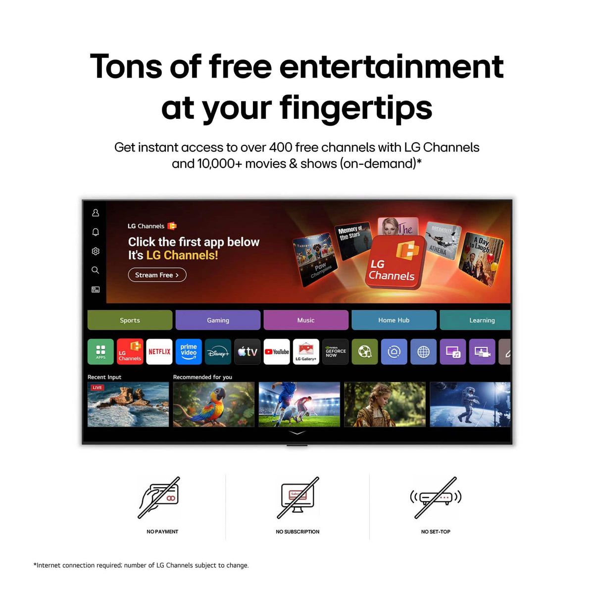 LG - 24" Class LB70 Series Full HD Smart webOS TV (2026)