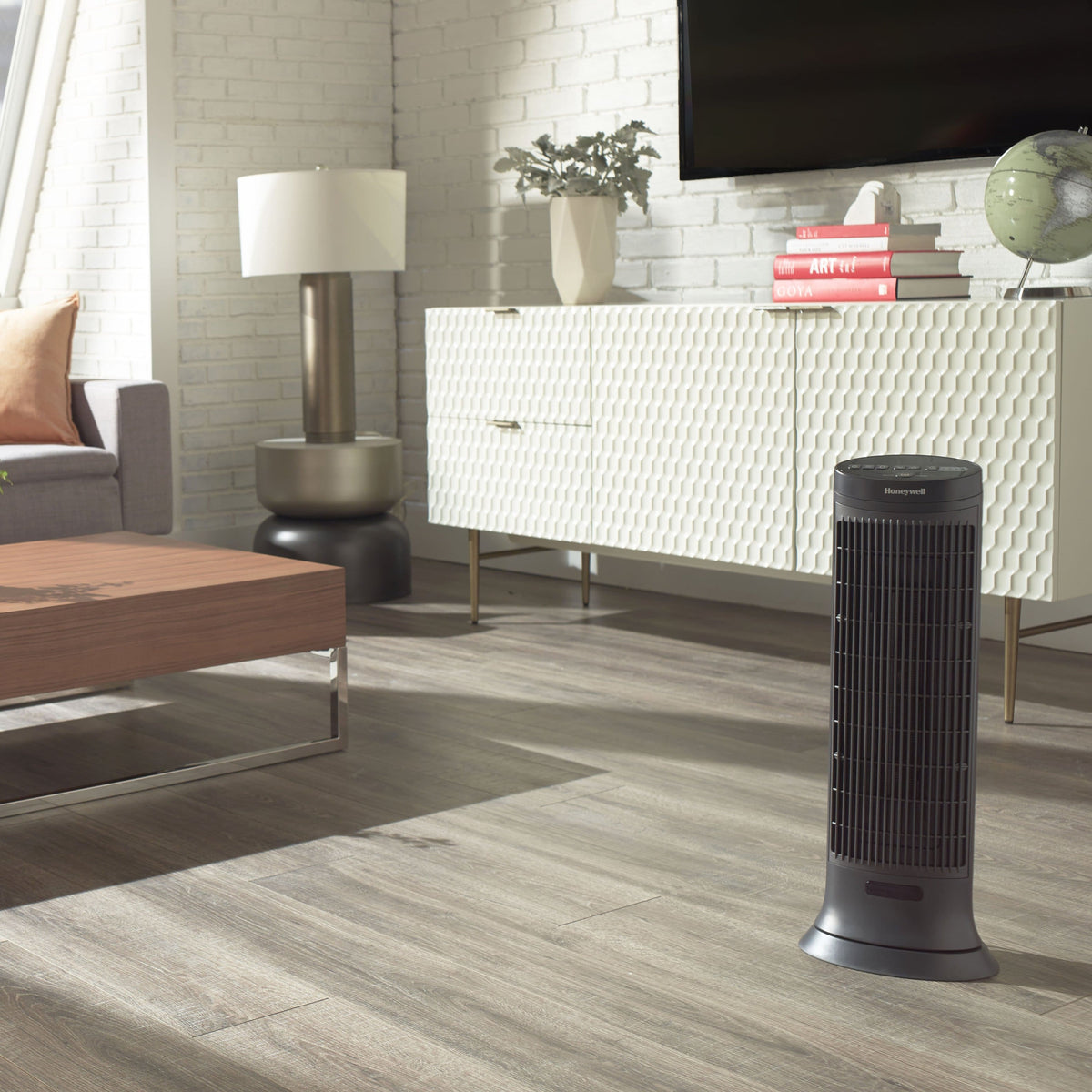 Honeywell - Ceramic Tower Heater - Slate Gray