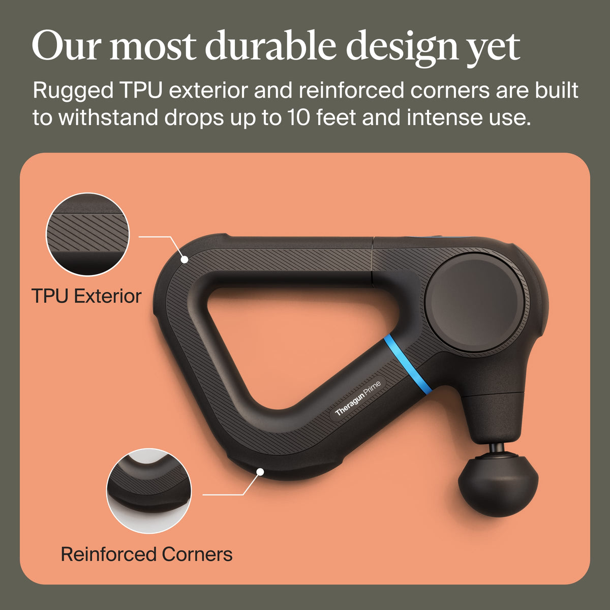 Therabody - Theragun Prime (6th Generation) - Powerful Massage In A Durable, Impact-Resistant Design For Reliable Recovery - Black