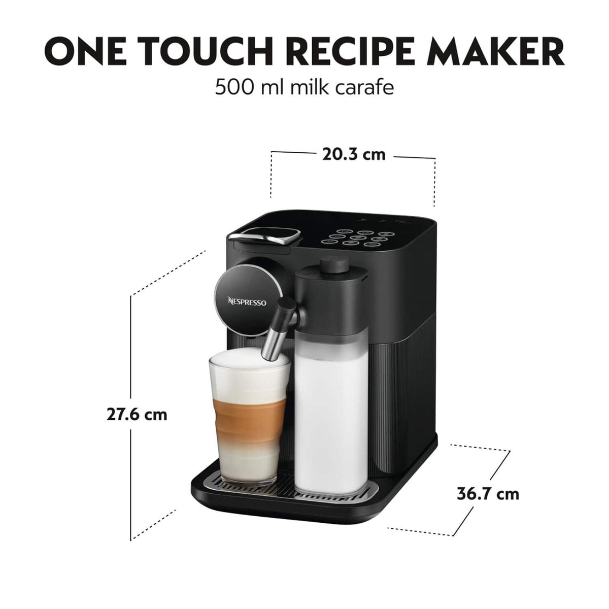 De'Longhi - Nespresso Gran Lattissima - Black