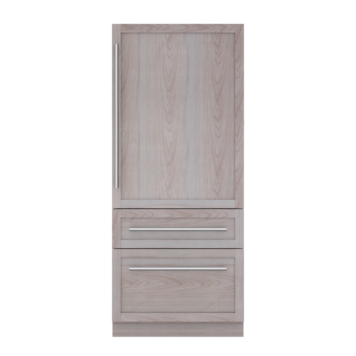 Thermador - Freedom Collection 36 in Wide 18.8 Cu. Ft. Smart Built-in 3-Door Bottom Freezer Refrigerator - Custom Panel Ready