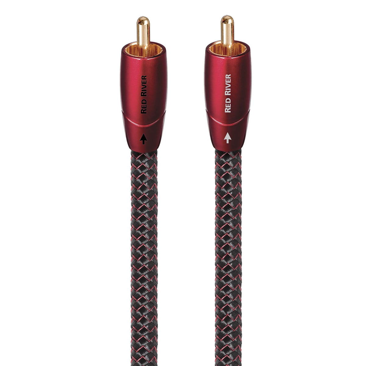 AudioQuest - Red River RCA > RCA 6.6' Analog Audio Interconnect Cable - Red on Black