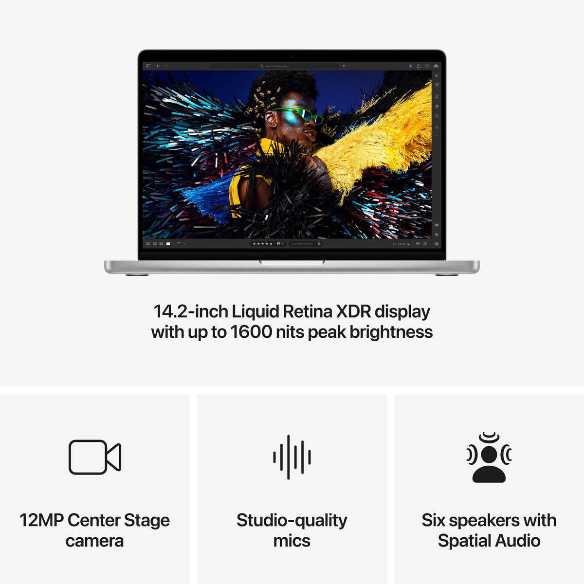 Apple - MacBook Pro 14-inch Laptop - Apple M4 Max chip Built for Apple Intelligence - 36GB Memory - 1TB SSD - Silver