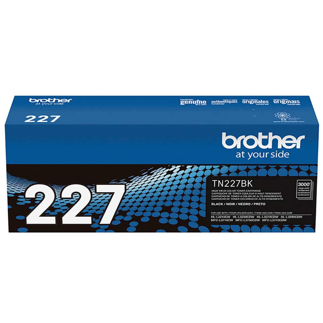 Brother - TN227BK High-Yield Toner Cartridge - Black