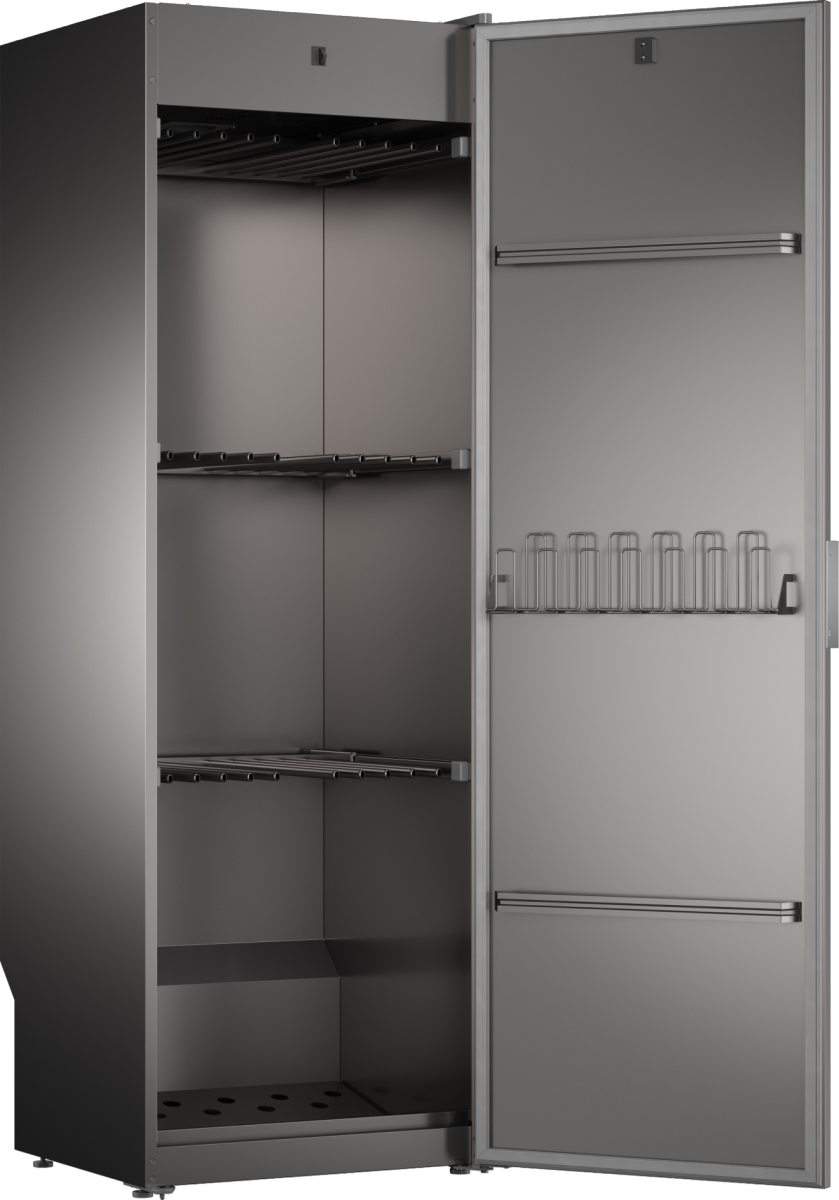 Asko - 52 Linear ft of clothline space - flexible design, Versatile drying, Ultra Gentile Drying, 8 programs - Titanium