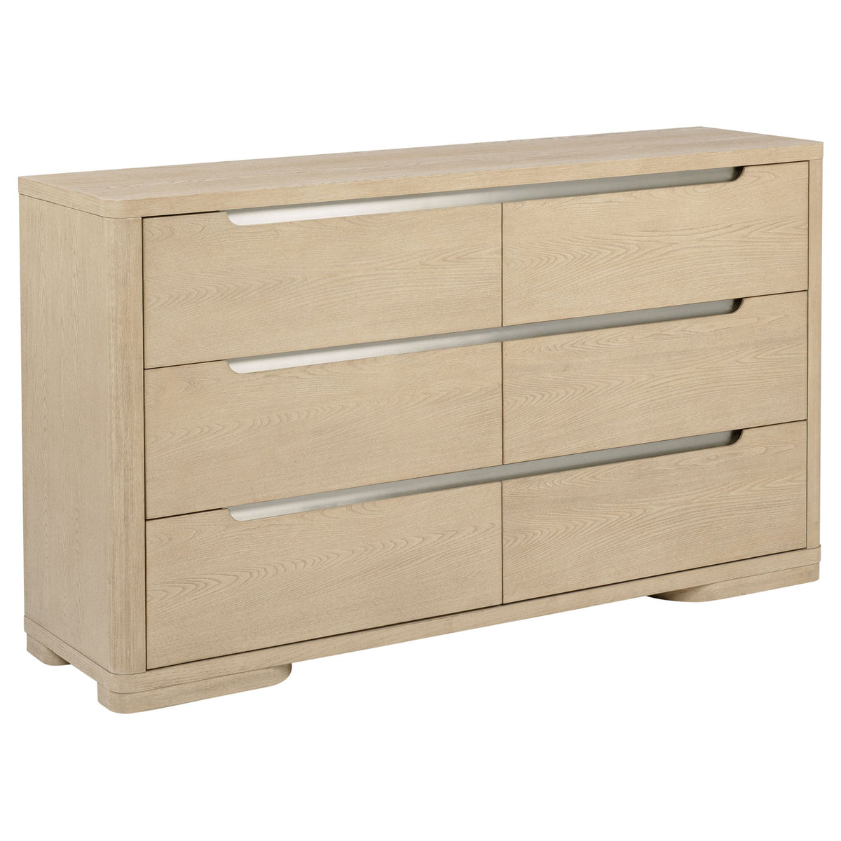 Mirador - 6 Drawer Bedroom Dresser - Natural