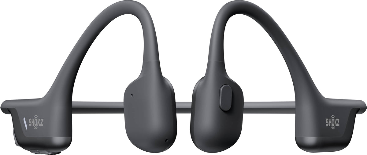 Shokz - OpenRun Air 2 Wireless Bone Conduction Open-Ear Bluetooth Sports Headphones - Black