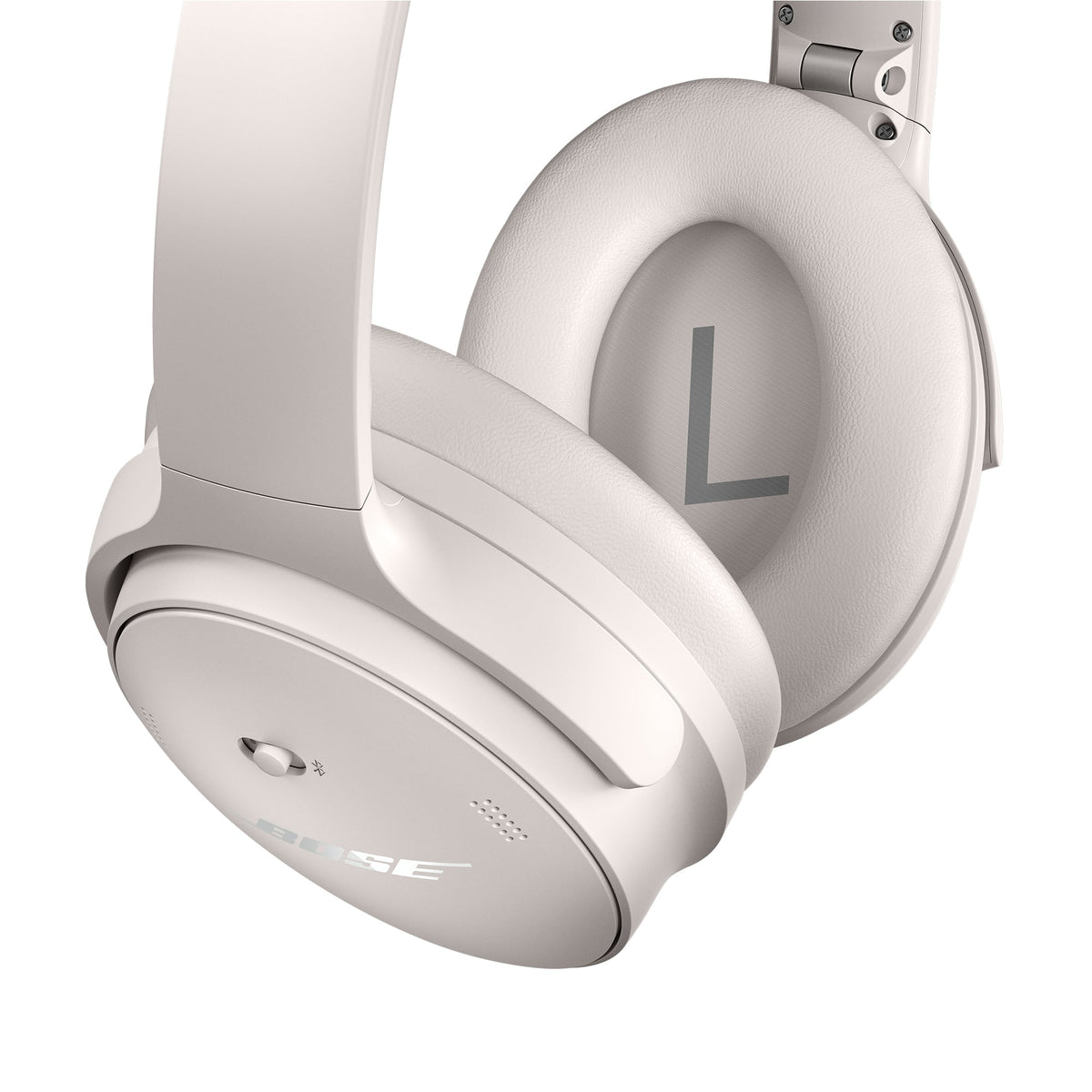 Bose - QuietComfort Wireless Noise Cancelling Over-the-Ear Bluetooth Headphones - White Smoke