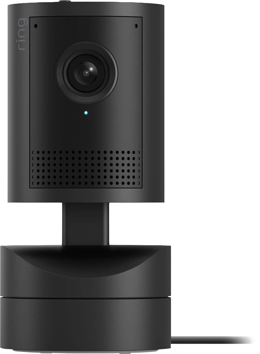 Ring - Smart Pan-Tilt Indoor Cam,Retinal 2K Video,Plug-In, 360°Coverage, Auto Tracking, 6x Zoom, home or business security - Black