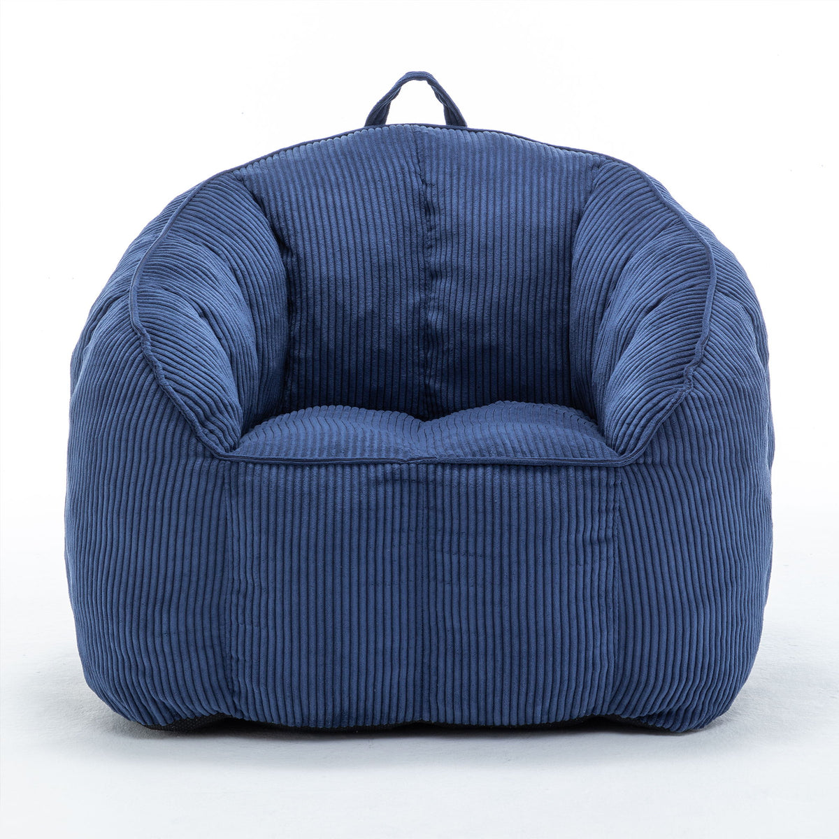 Sofá tipo puf gigante para sala de estar - Azul oscuro