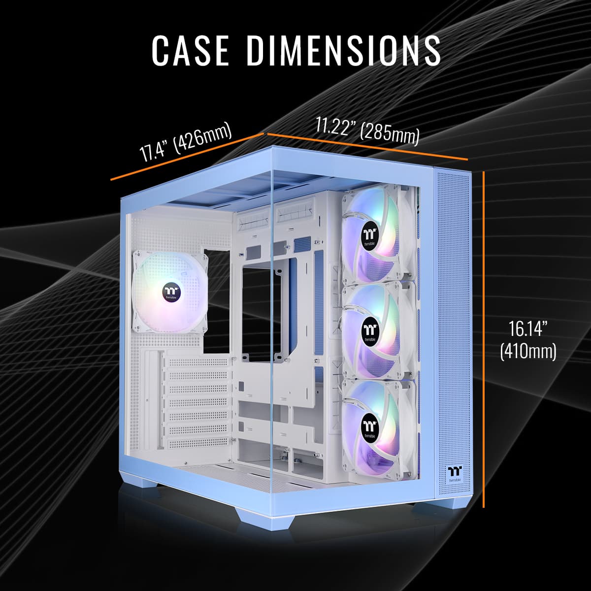 Thermaltake - LCGS View i1470TH-380 Gaming Desktop Intel Core i9-14900KF 2025 32GB DDR5 Memory NVIDIA GeForce RTX 5070 Ti 2TB NVMe M.2 - Blue