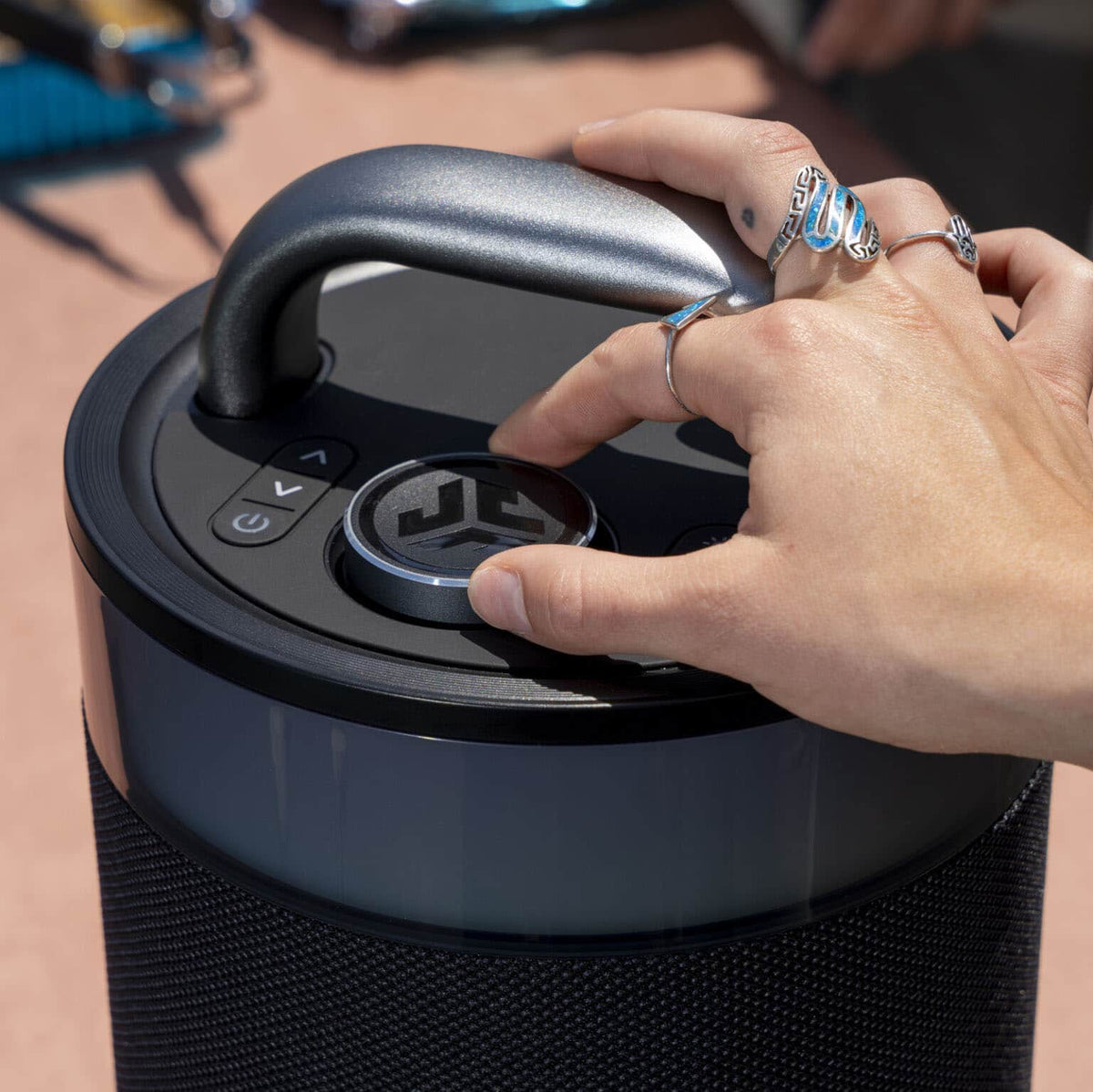 JLab - Epic Party Speaker with Bluetooth and RGB Lighting - Black