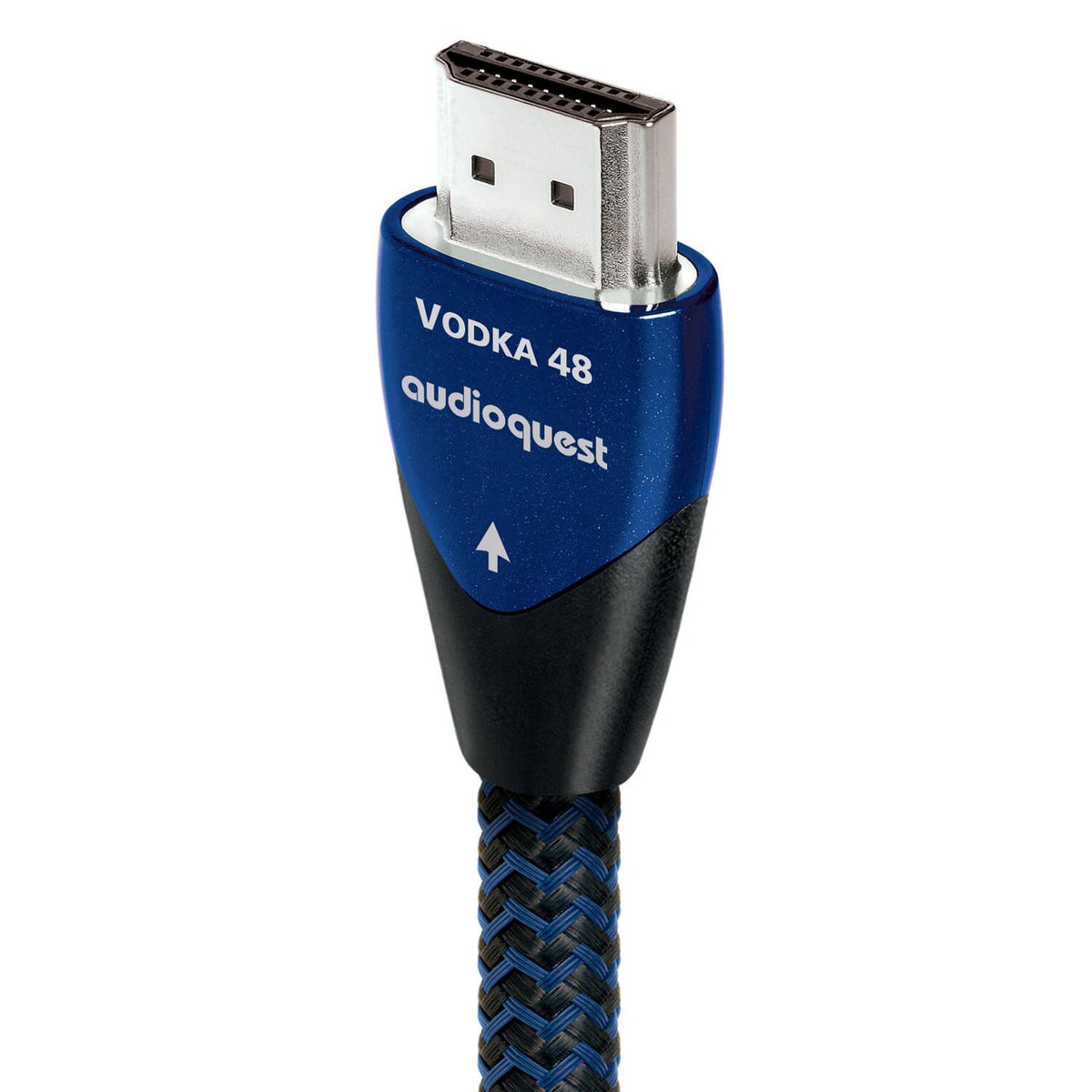 AudioQuest - Vodka 48 4.9' 4K-8K-10K 48Gbps HDMI Cable - Blue on Black