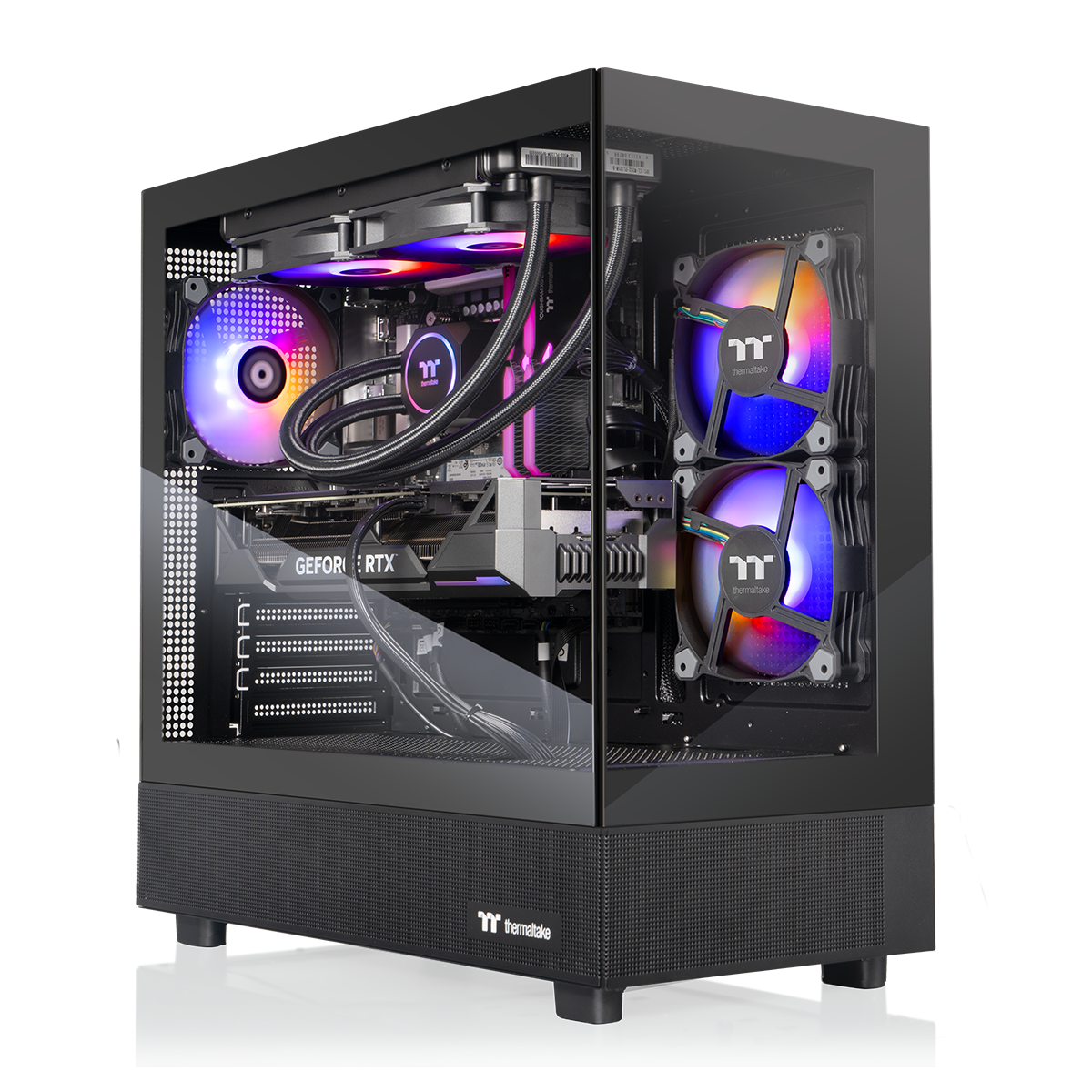 Thermaltake - LCGS View u2670-270 Gaming Desktop Intel Core Ultra 7 265KF 2025, 32GB Memory, NVIDIA GeForce RTX 5070, 1TB SSD NVMe M.2 - Black